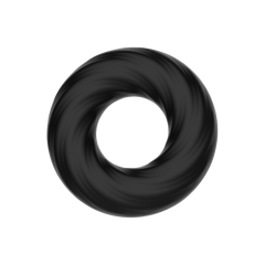 4: Crazy Bull – Superweicher Silikonring – Modell 6 – Schwarz