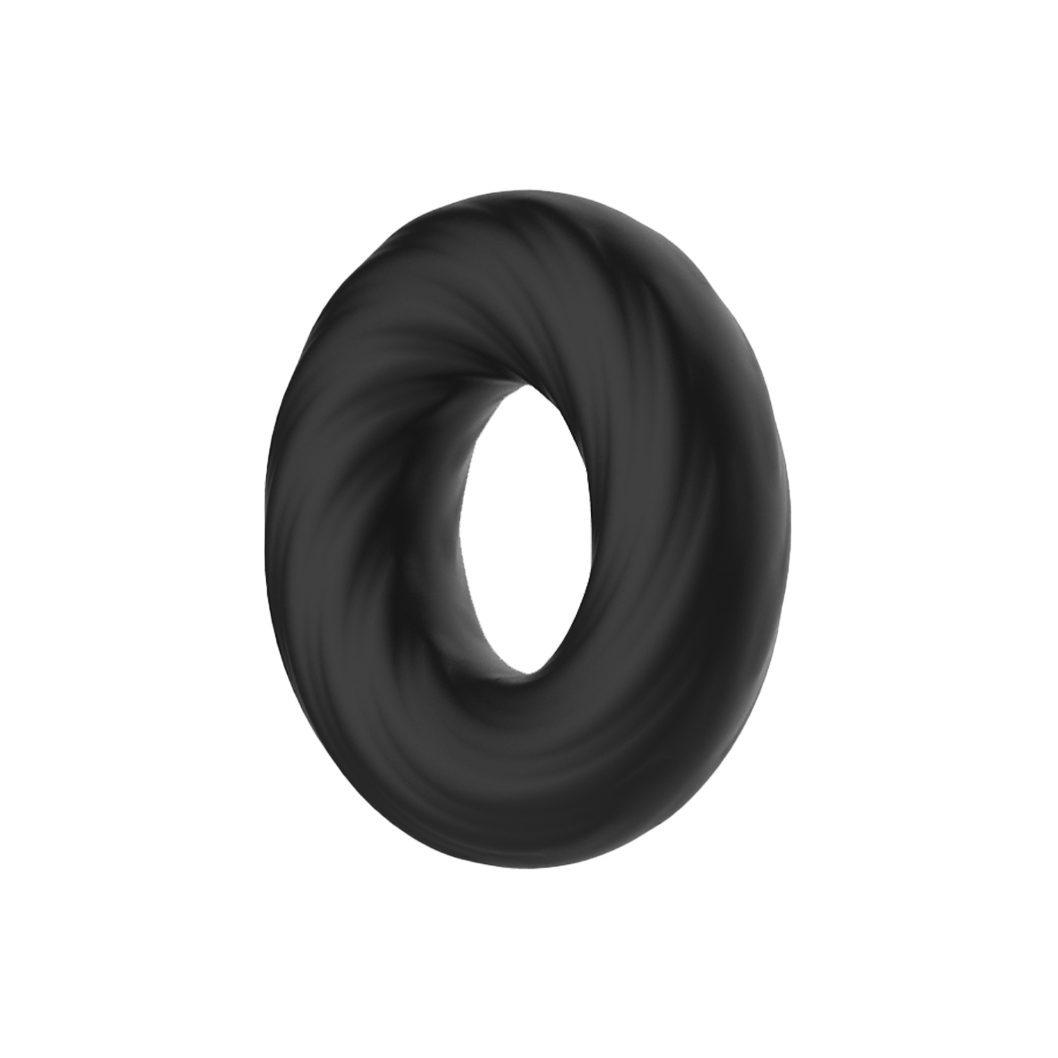 3: Crazy Bull – Superweicher Silikonring – Modell 6 – Schwarz