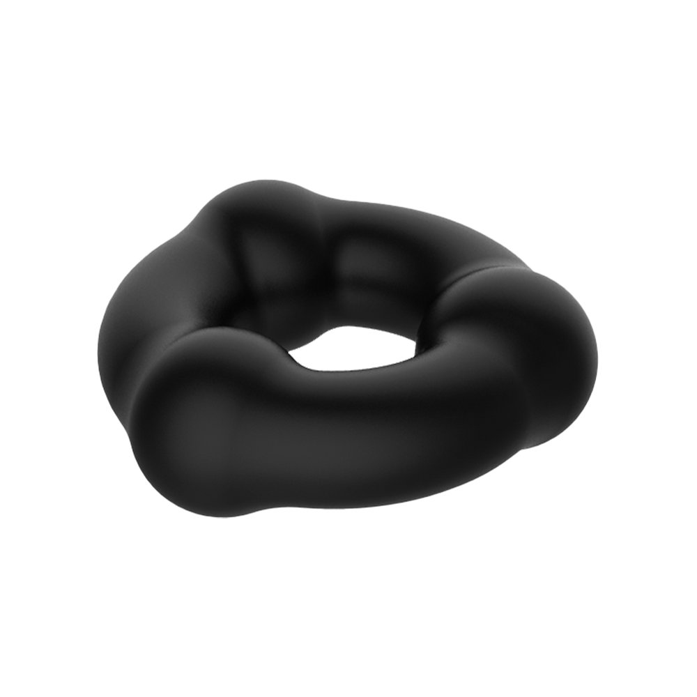 Crazy Bull – Superweicher Silikonring – Modell 7 – Schwarz