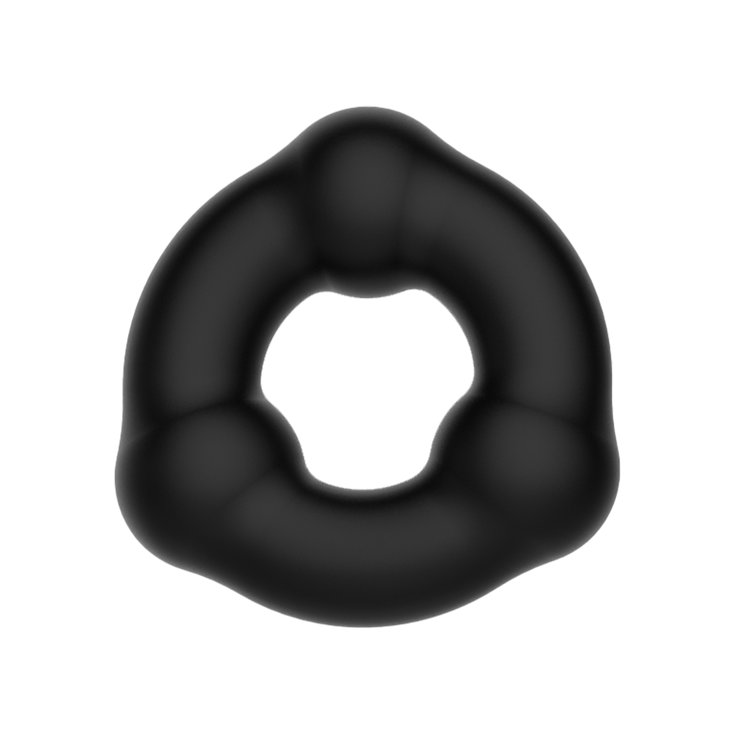 4: Crazy Bull – Superweicher Silikonring – Modell 7 – Schwarz