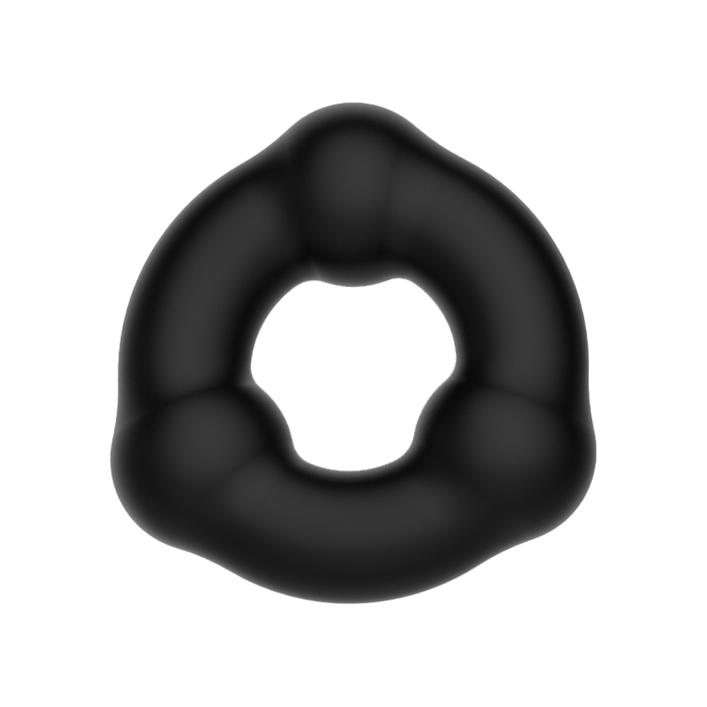 4: Crazy Bull – Superweicher Silikonring – Modell 7 – Schwarz