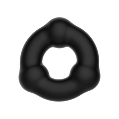 4: Crazy Bull – Superweicher Silikonring – Modell 7 – Schwarz