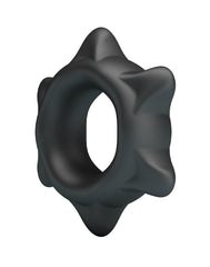 1: Crazy Bull - Ethaniel - Superweicher Silikonring - Modell 11 - Schwarz