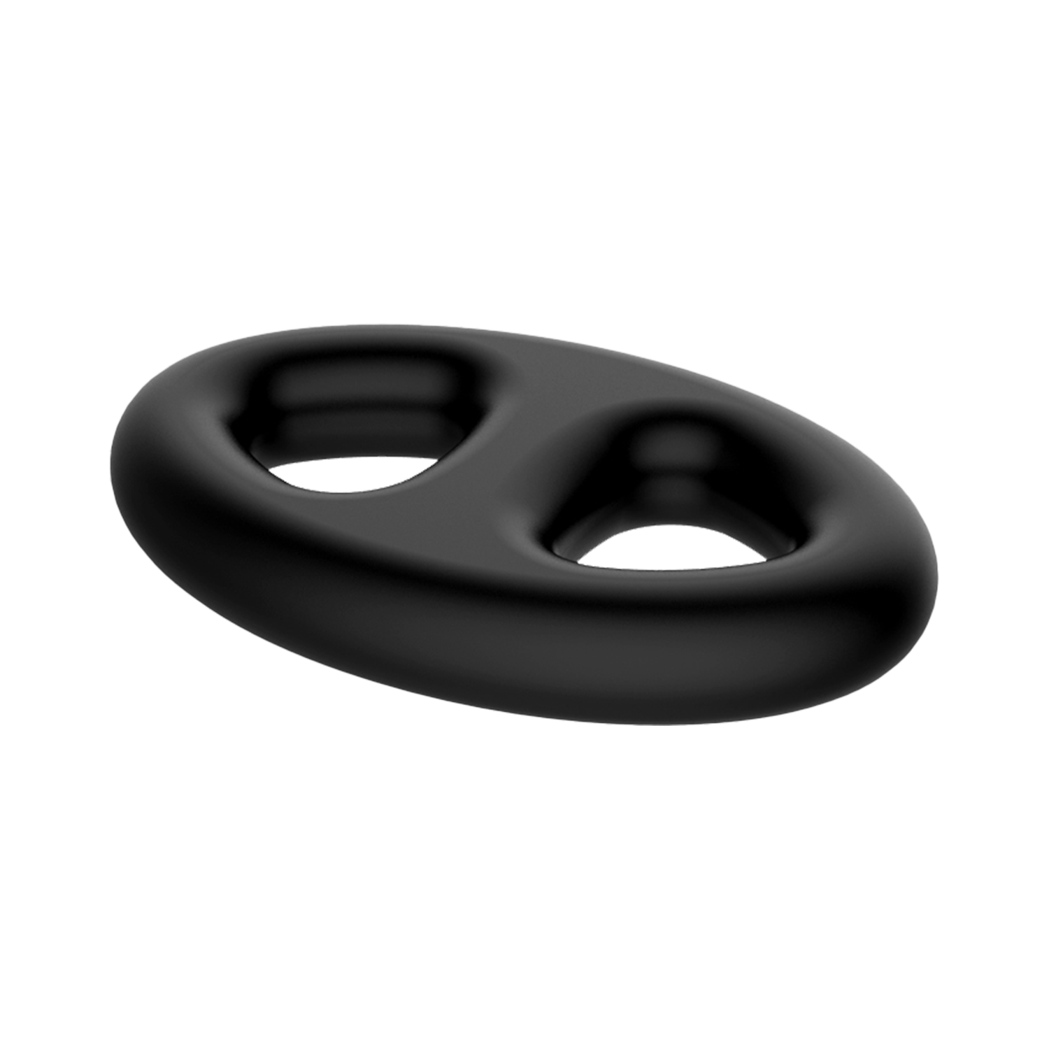 3: Crazy Bull – Superweicher Silikonring – Modell 16 – Schwarz