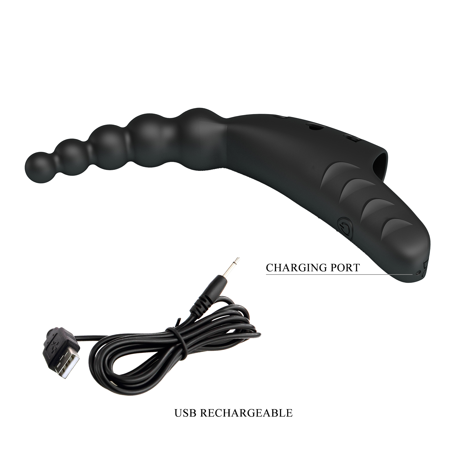 9: Pretty Love - Jordin - Kraftvoller Fingervibrator - Schwarz