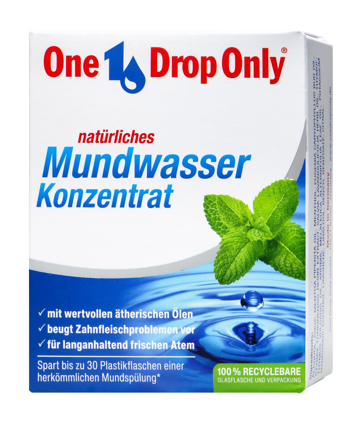 One Drop Only Medizinisches Mundwasser, 50 ml