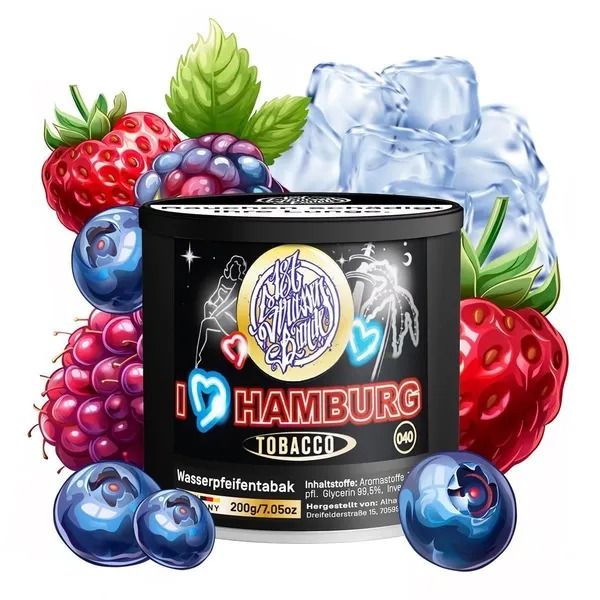 187 Strassenbande Shisha Tabak - I <3 Hamburg 200g