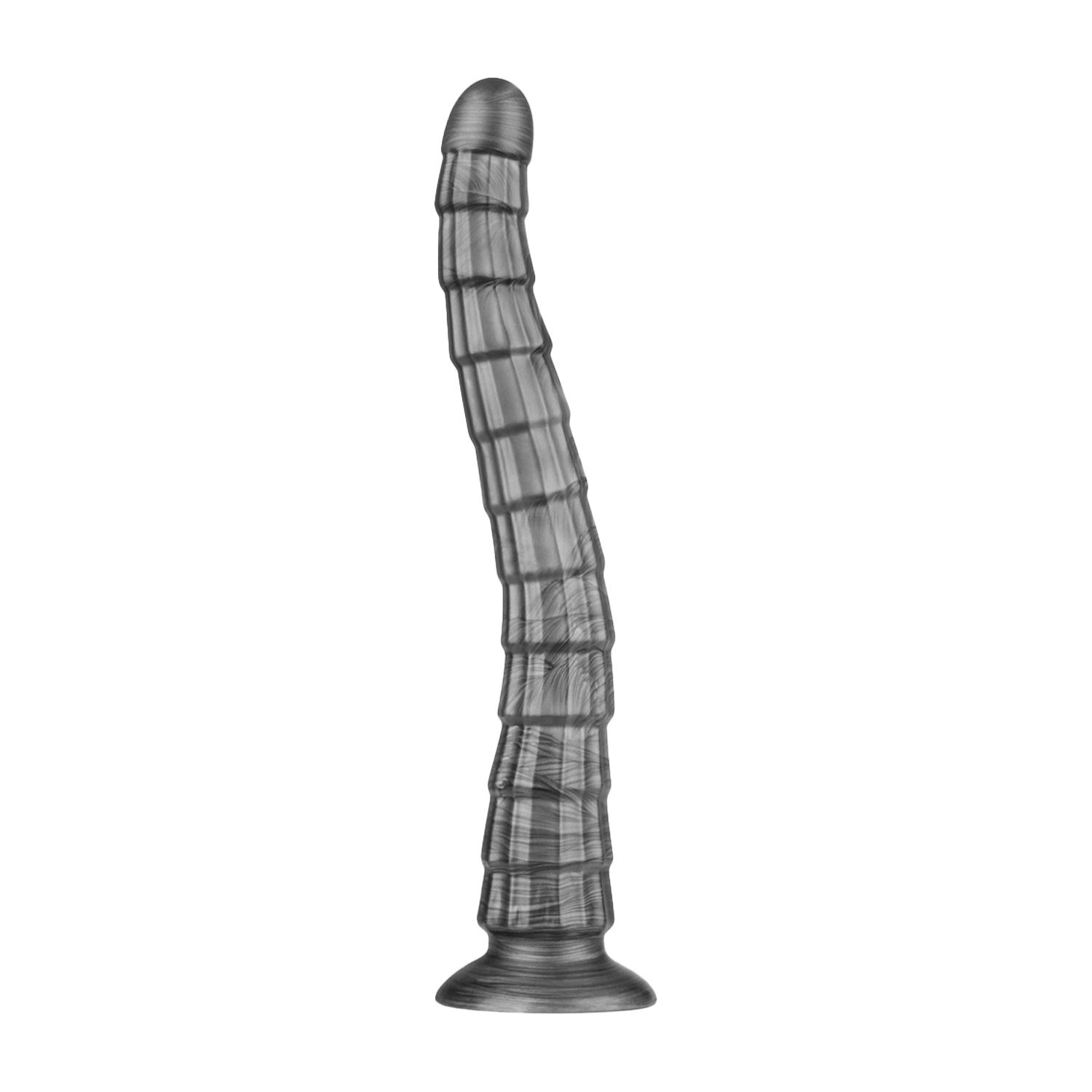 LoveToy - 14,5" King Sized Vibrating Vibrax Slider - Silber