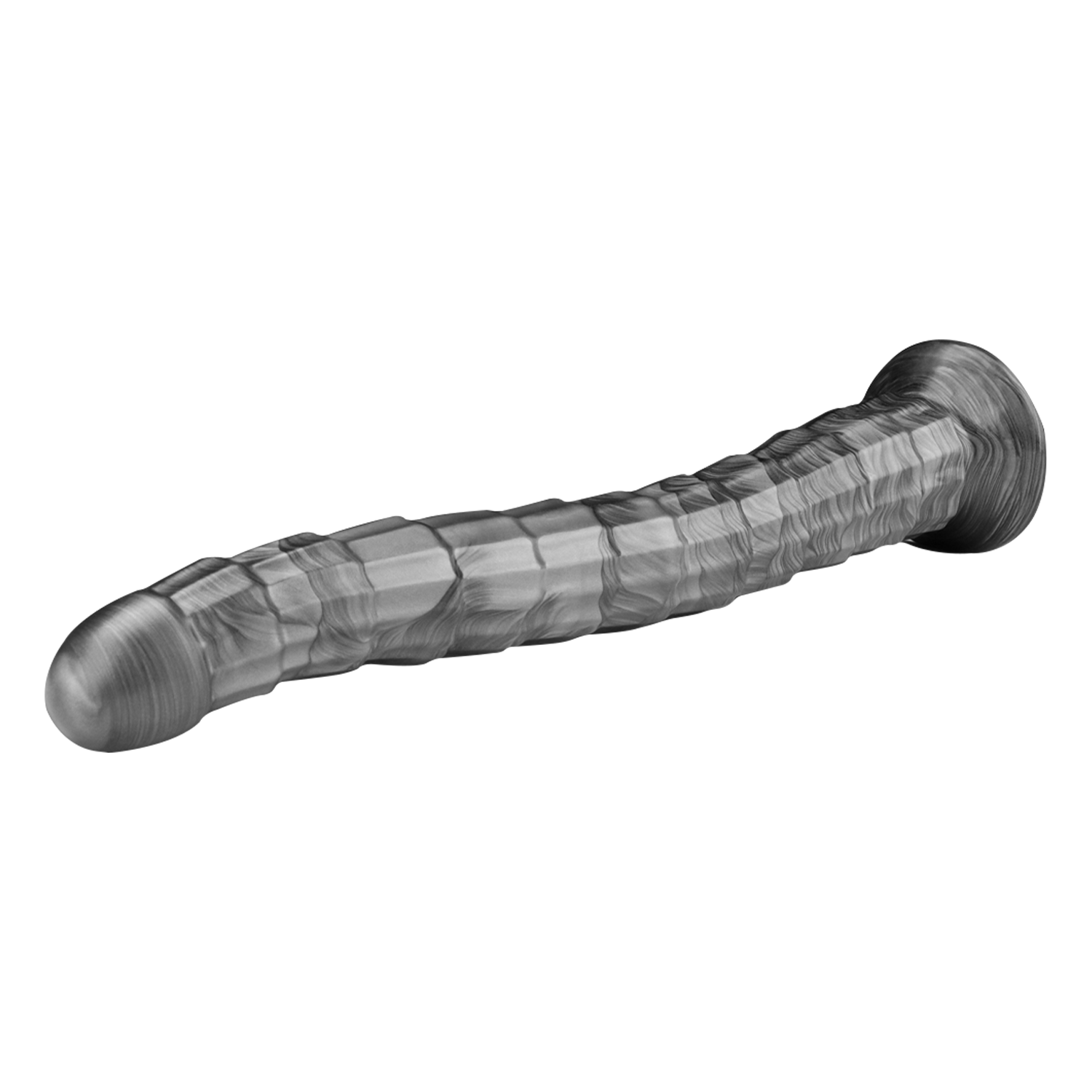 5: LoveToy - 14,5" King Sized Vibrating Vibrax Slider - Silber