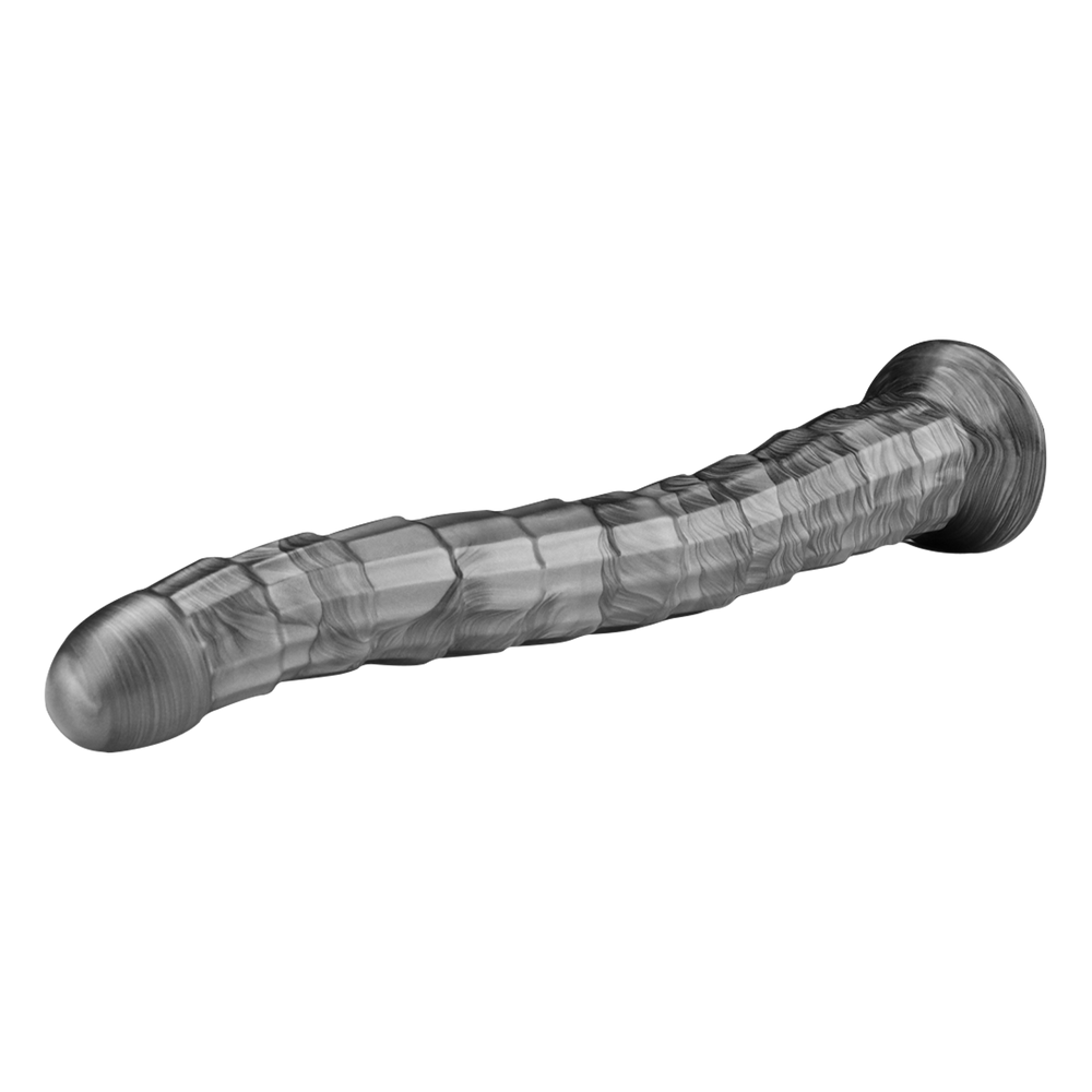 LoveToy - 14,5" King Sized Vibrating Vibrax Slider - Silber