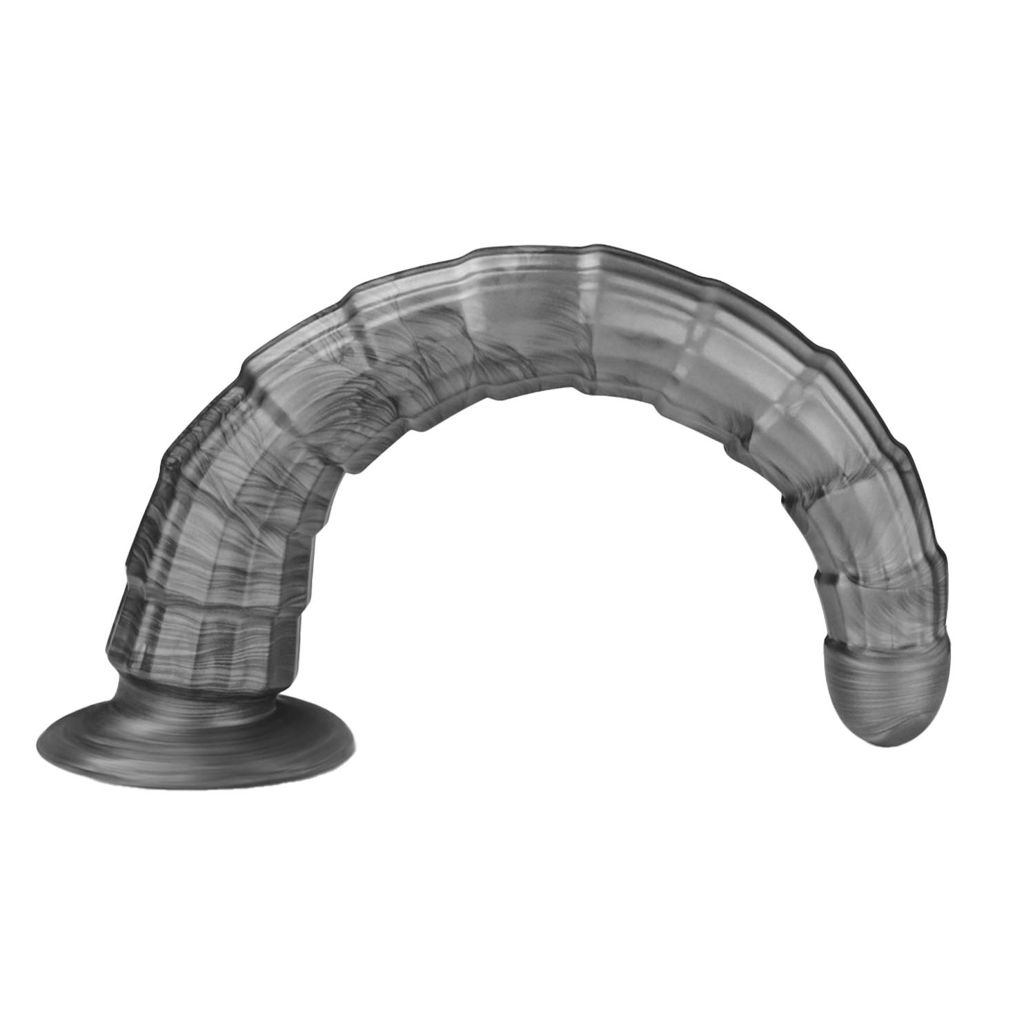 6: LoveToy - 14,5" King Sized Vibrating Vibrax Slider - Silber