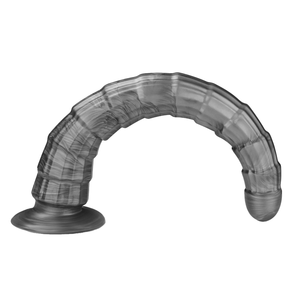 LoveToy - 14,5" King Sized Vibrating Vibrax Slider - Silber