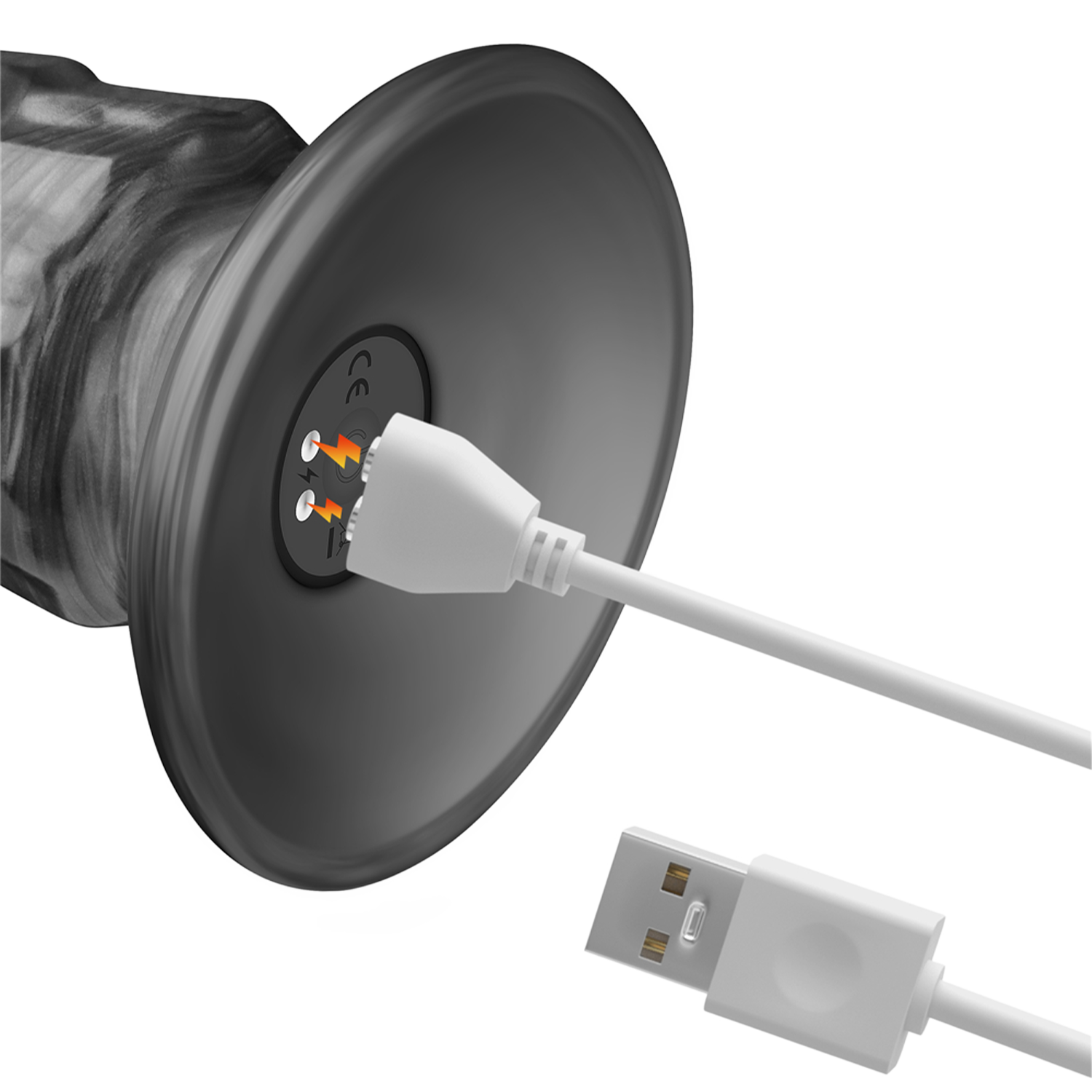 7: LoveToy - 14,5" King Sized Vibrating Vibrax Slider - Silber