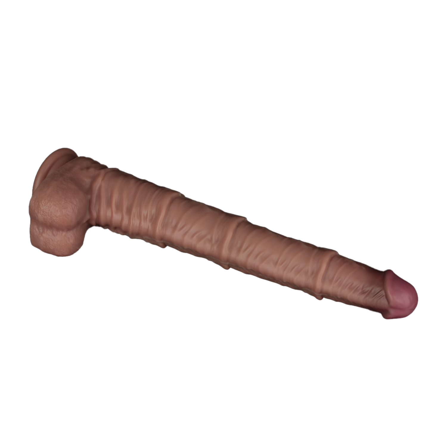 7: LoveToy - Nature Cock - 16" Dual Layered Bendable Cock XXL -Nude