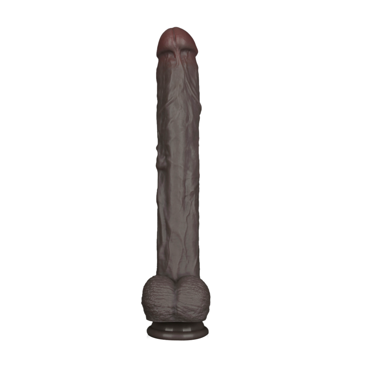 5: LoveToy - Nature Cock - 14,5" Dual Layered Bendable Cock XXL - Schwarz