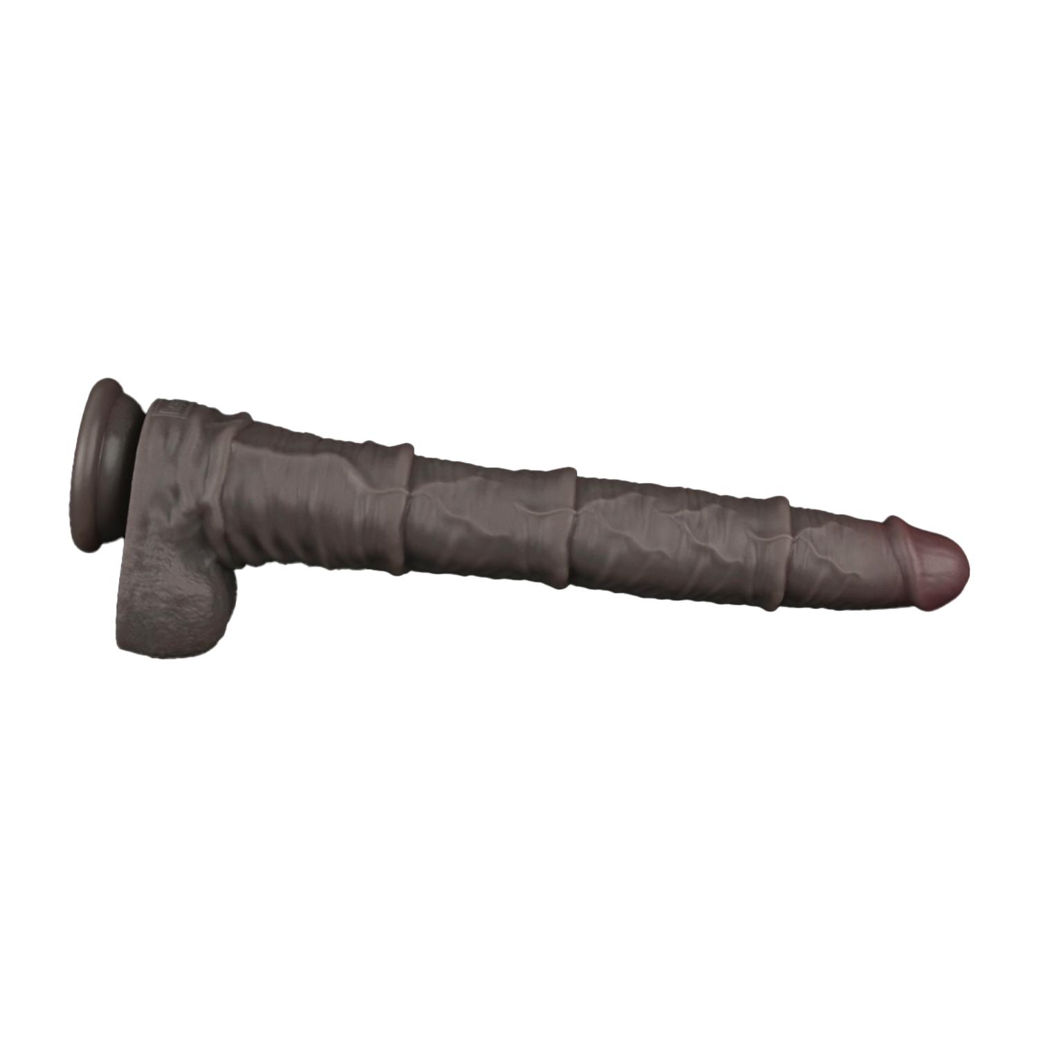 8: LoveToy - Nature Cock - 16" Dual Layered Bendable Cock XXL - Schwarz