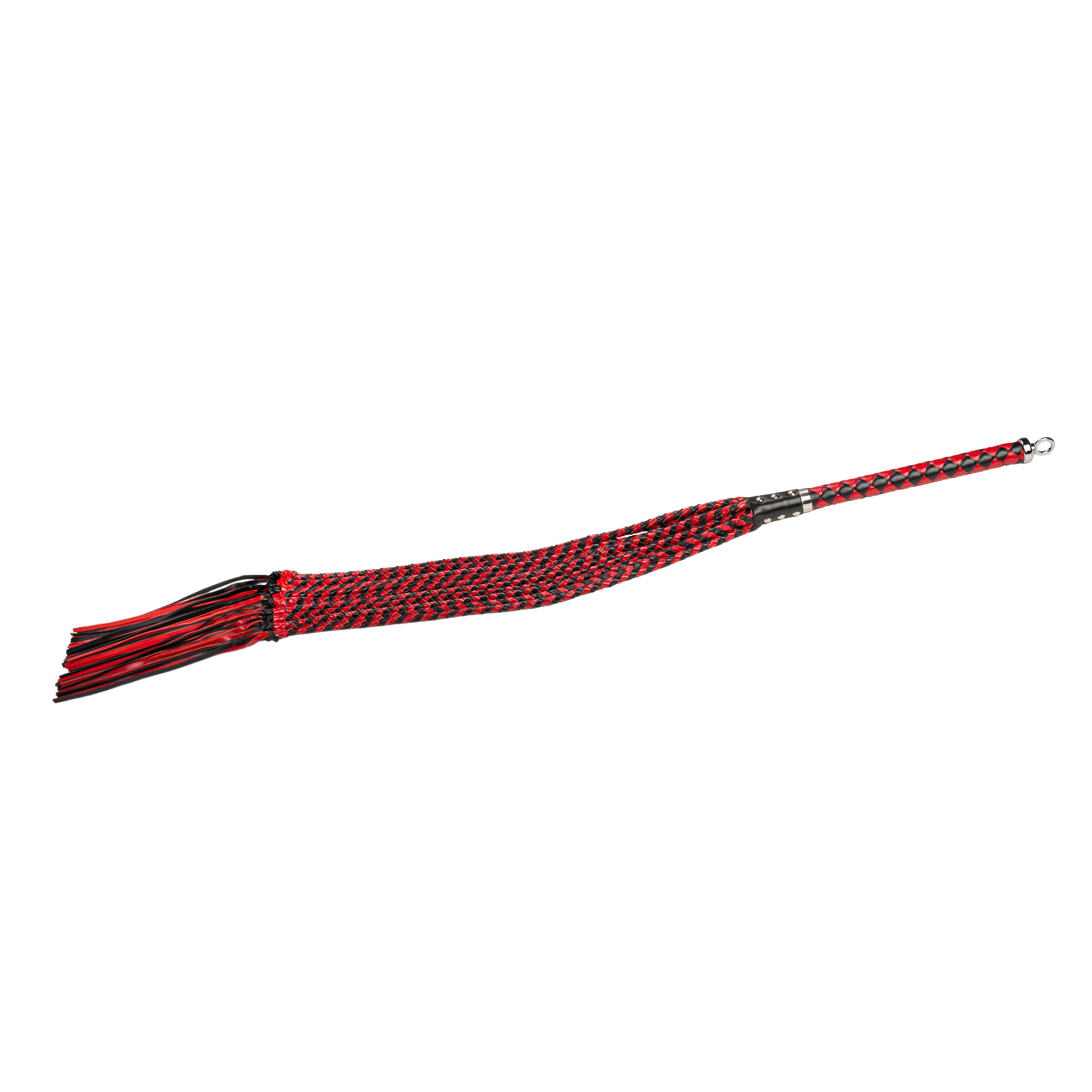 2: RISE – Dickere Cat O. Nine Peitsche – Schwarz/Rot