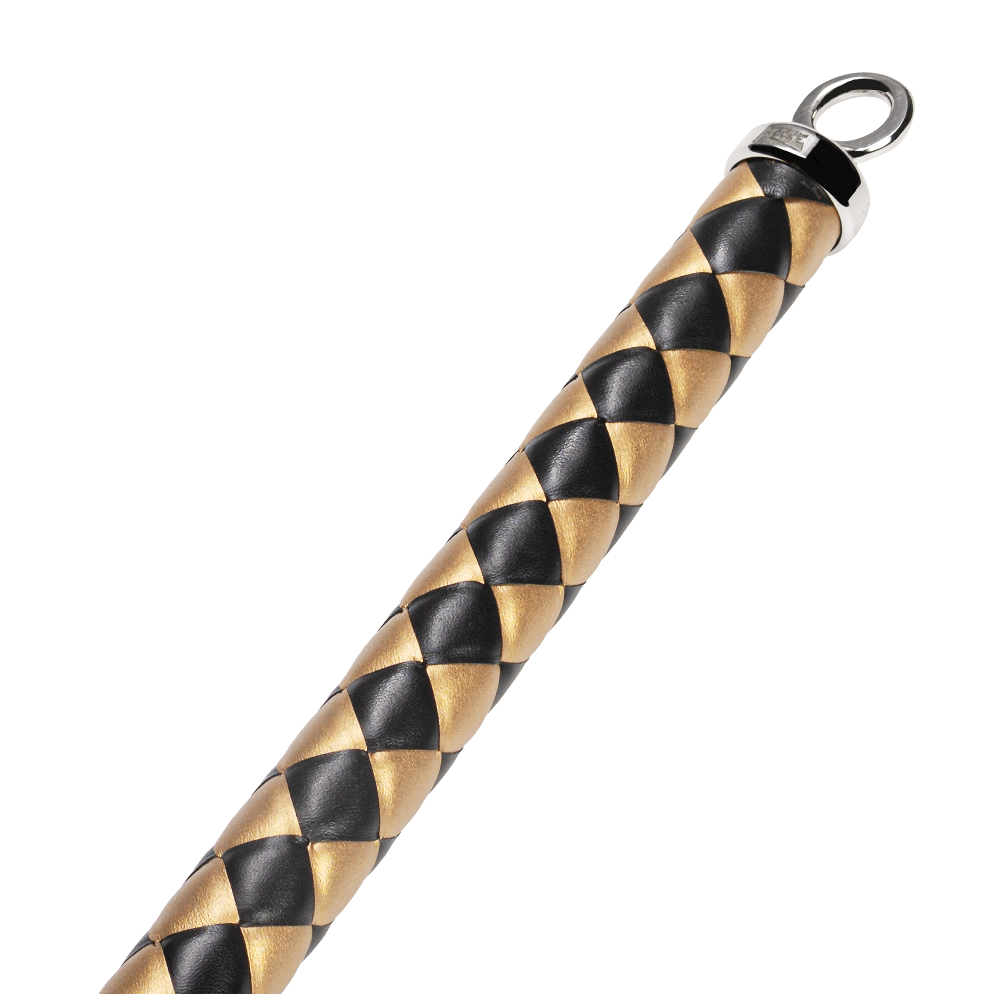RISE – Dicke Cat O. Nine Peitsche – Schwarz/Gold