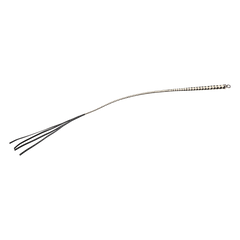 2: RISE – 120 cm Bullenpeitsche – Schwarz/Weiß