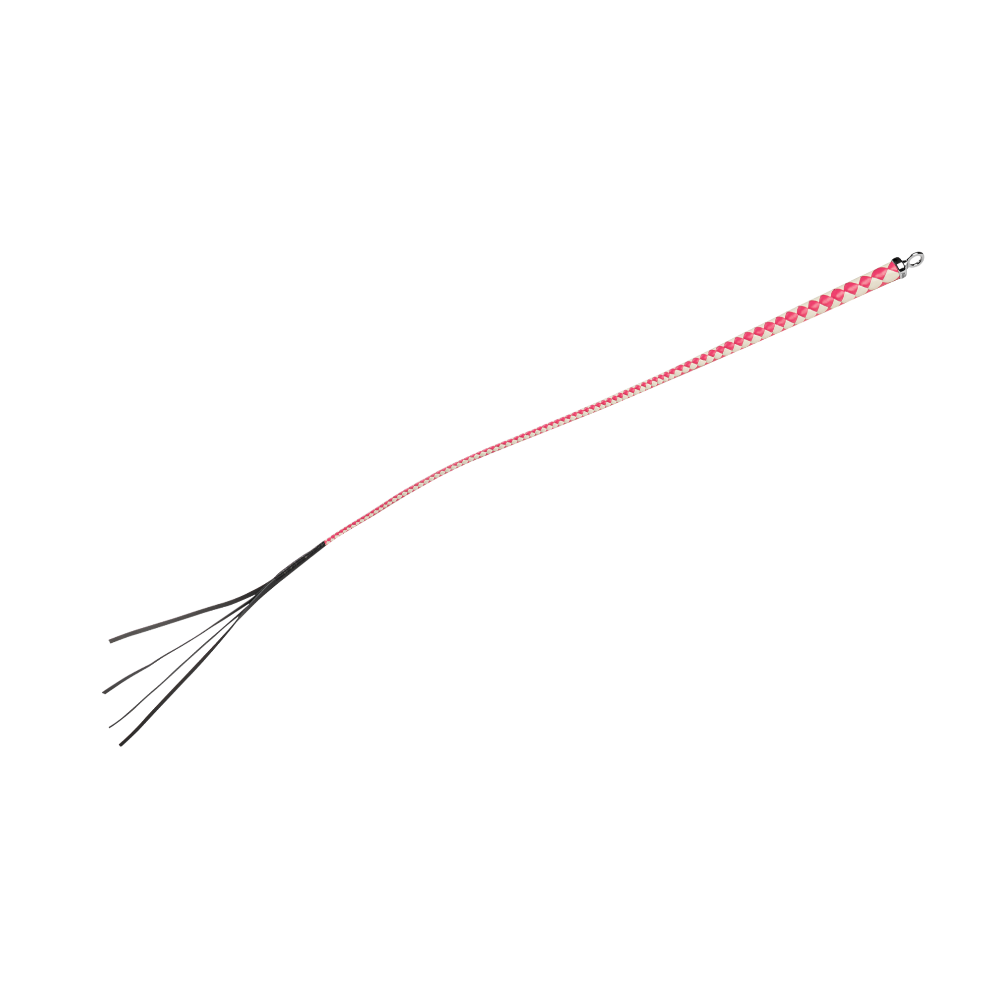 RISE - 120cm Bull Whip - Pink/White