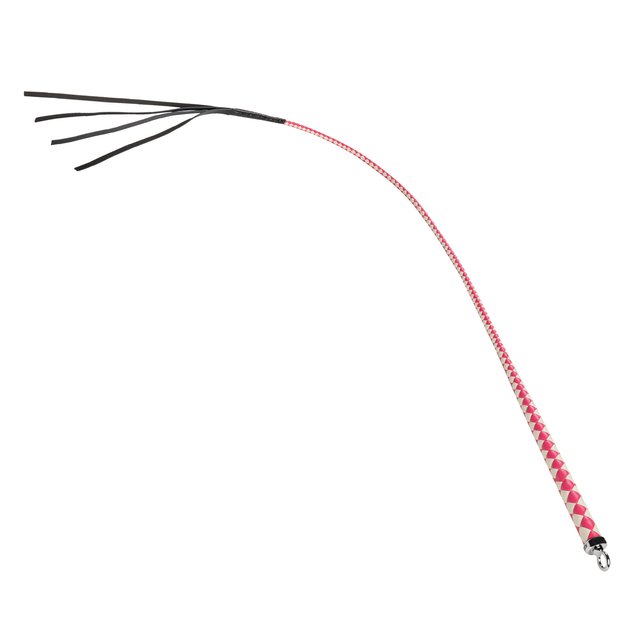 3: RISE - 120cm Bull Whip - Pink/White