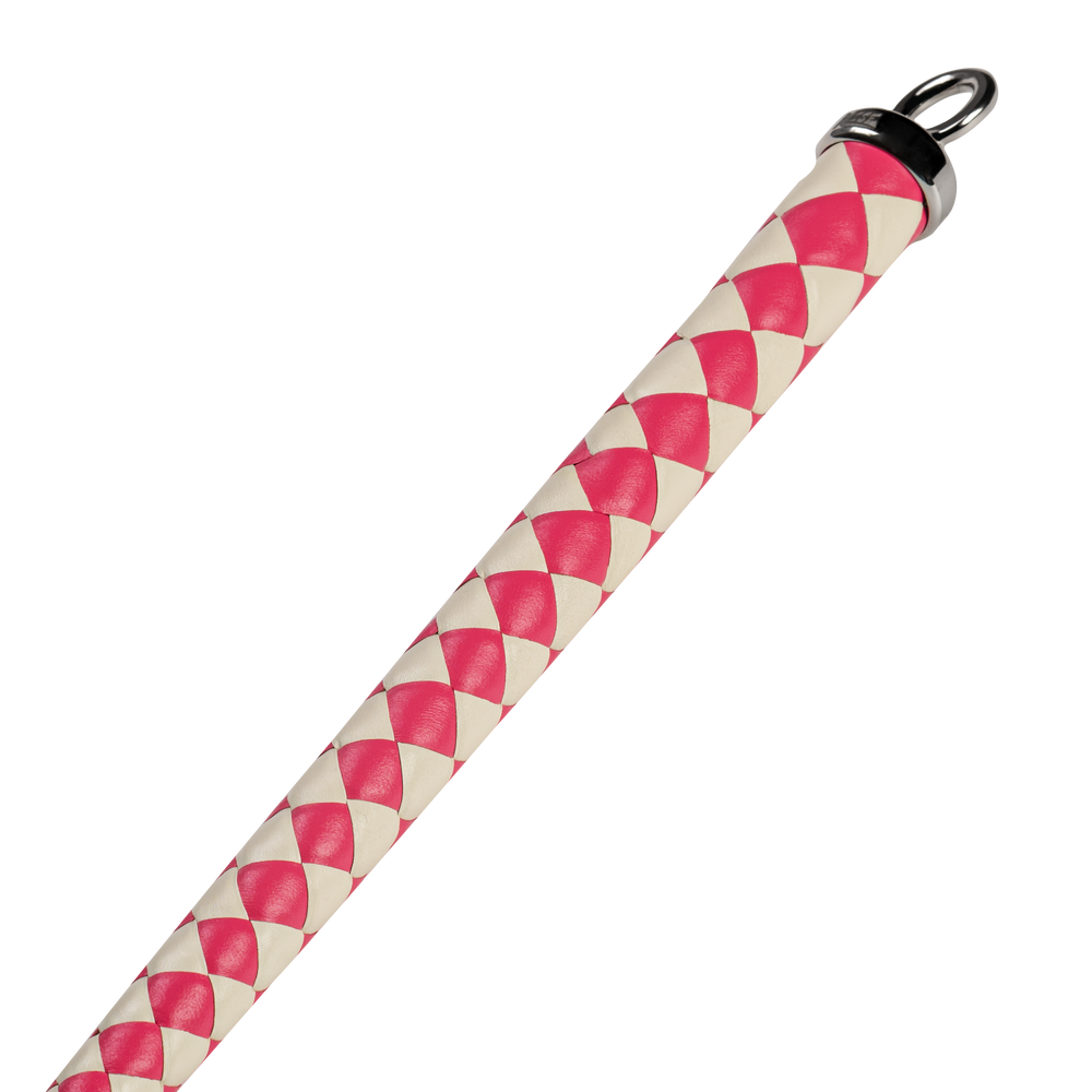 4: RISE - 120cm Bull Whip - Pink/White