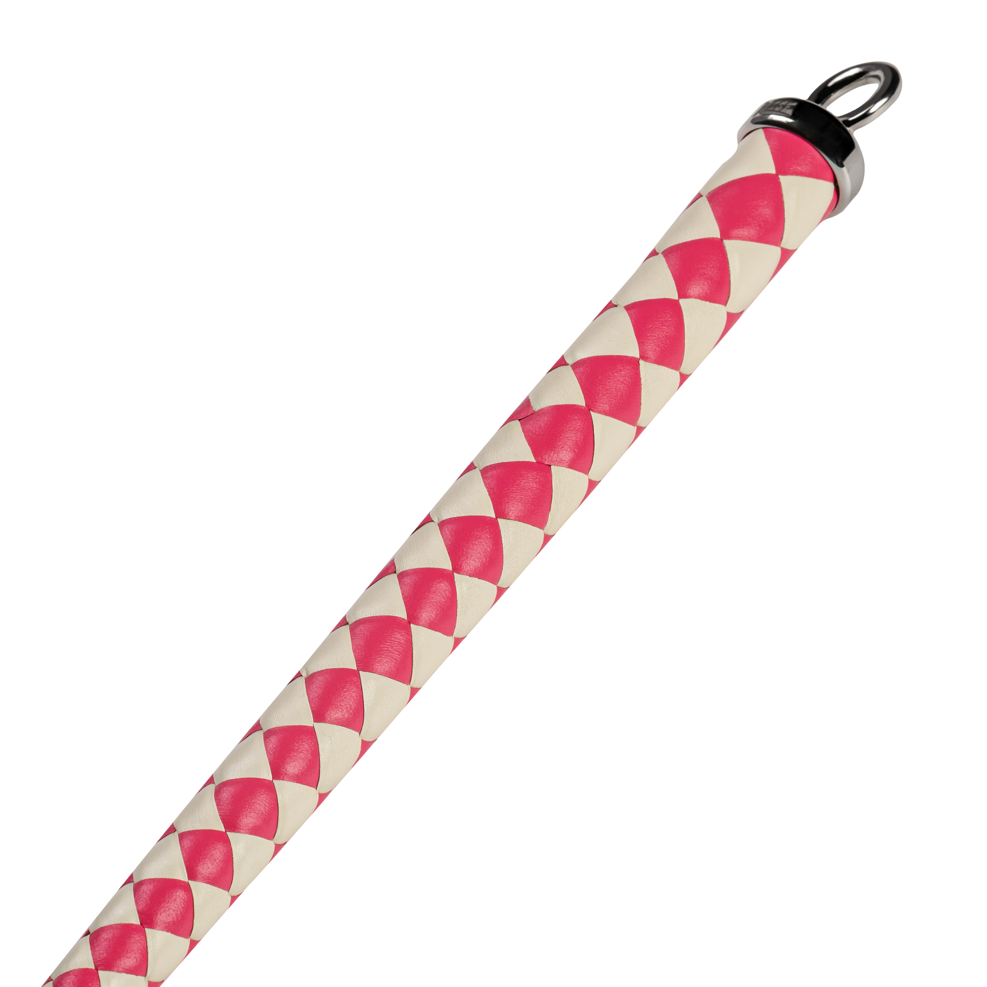 RISE - 120cm Bull Whip - Pink/White