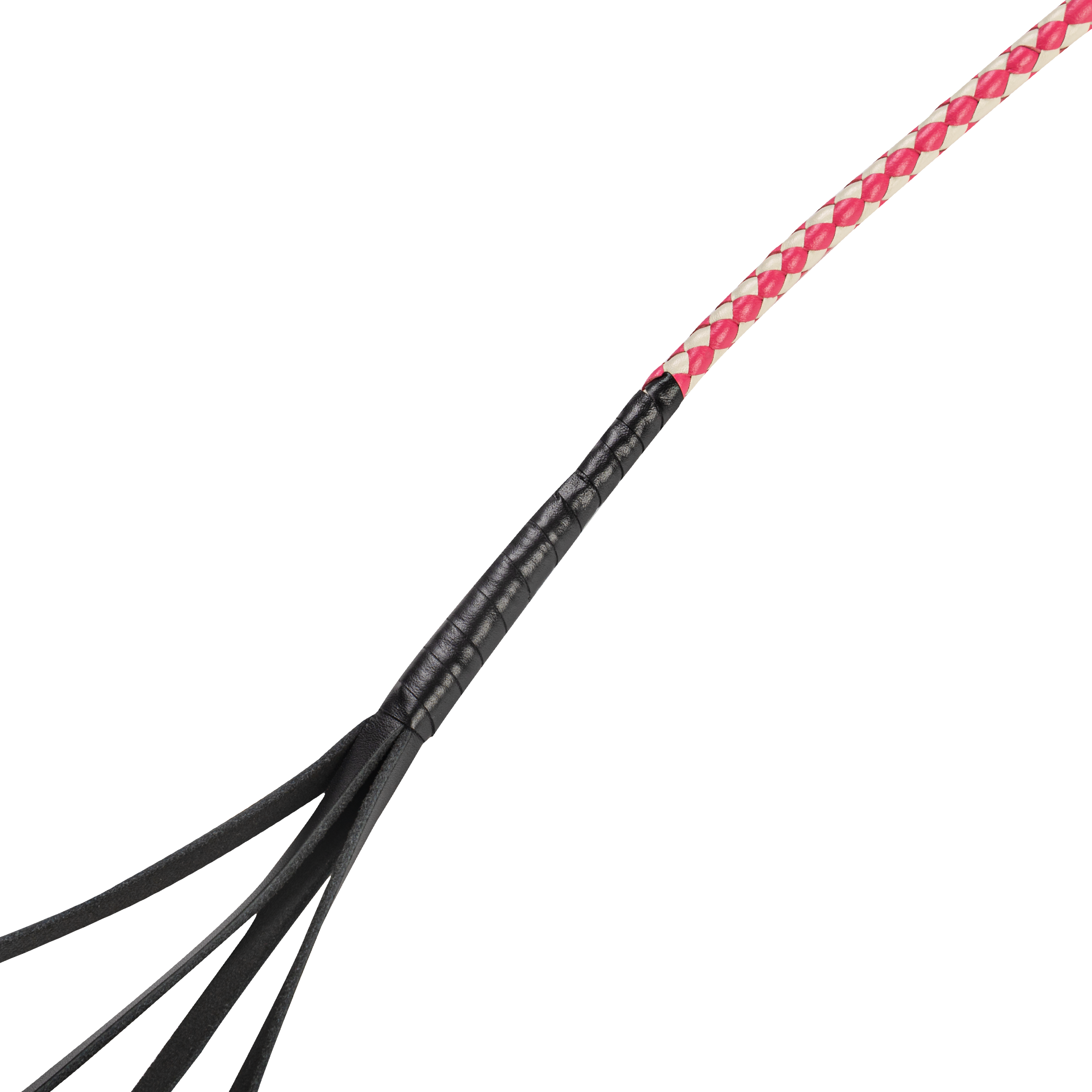 5: RISE - 120cm Bull Whip - Pink/White