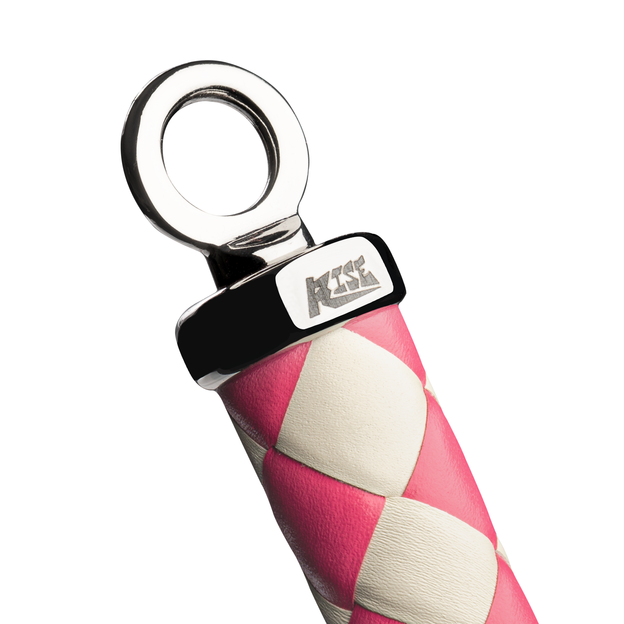 6: RISE - 120cm Bull Whip - Pink/White