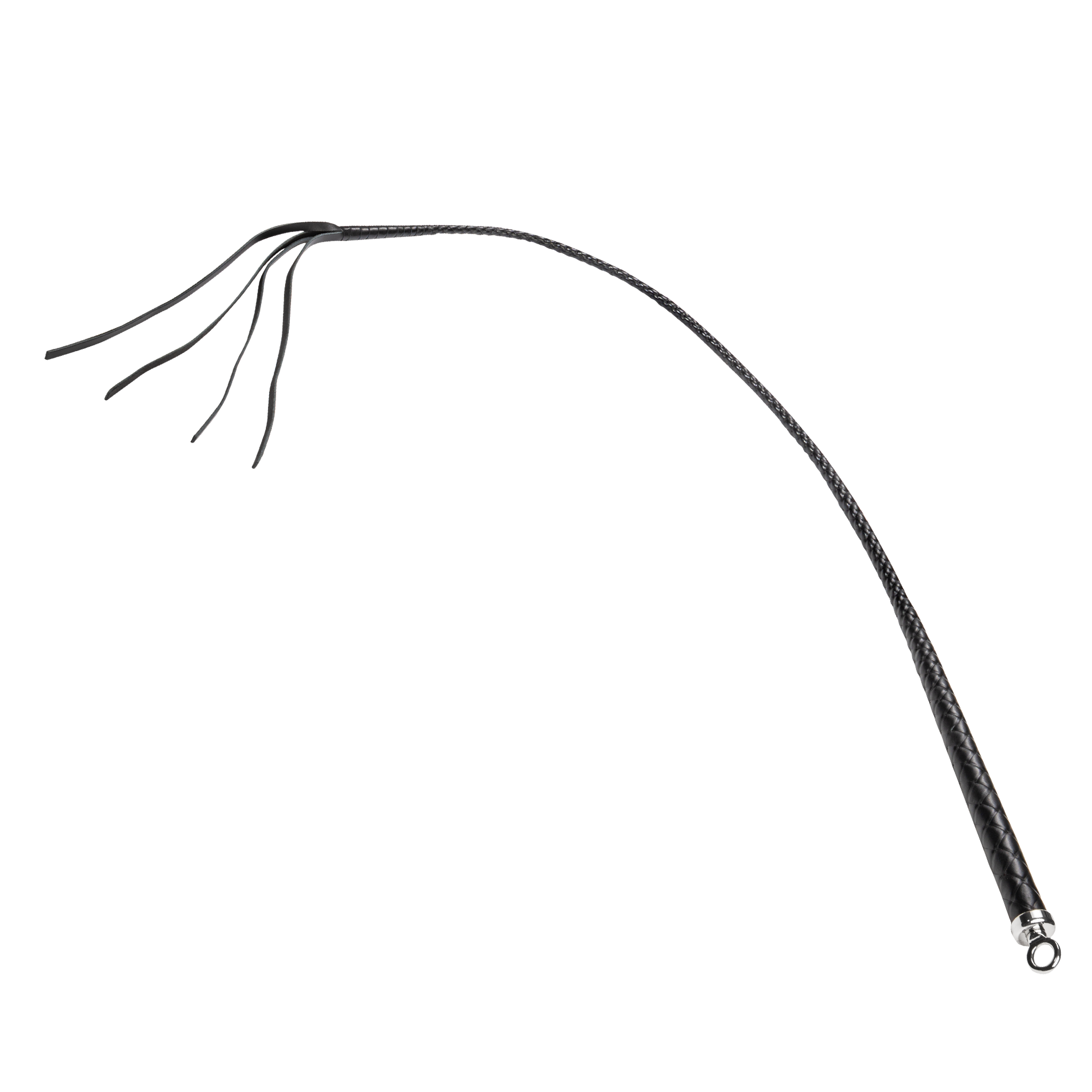 3: RISE – 120 cm Bullenpeitsche – Schwarz