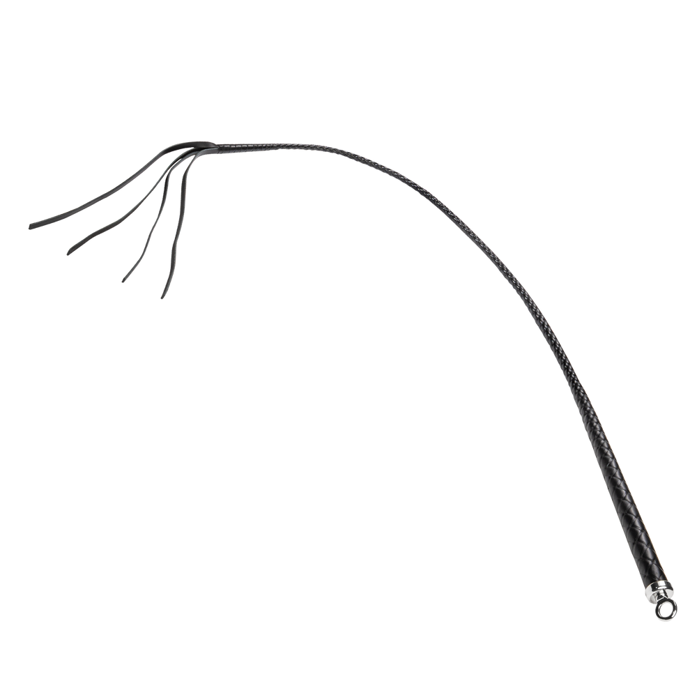 3: RISE – 120 cm Bullenpeitsche – Schwarz