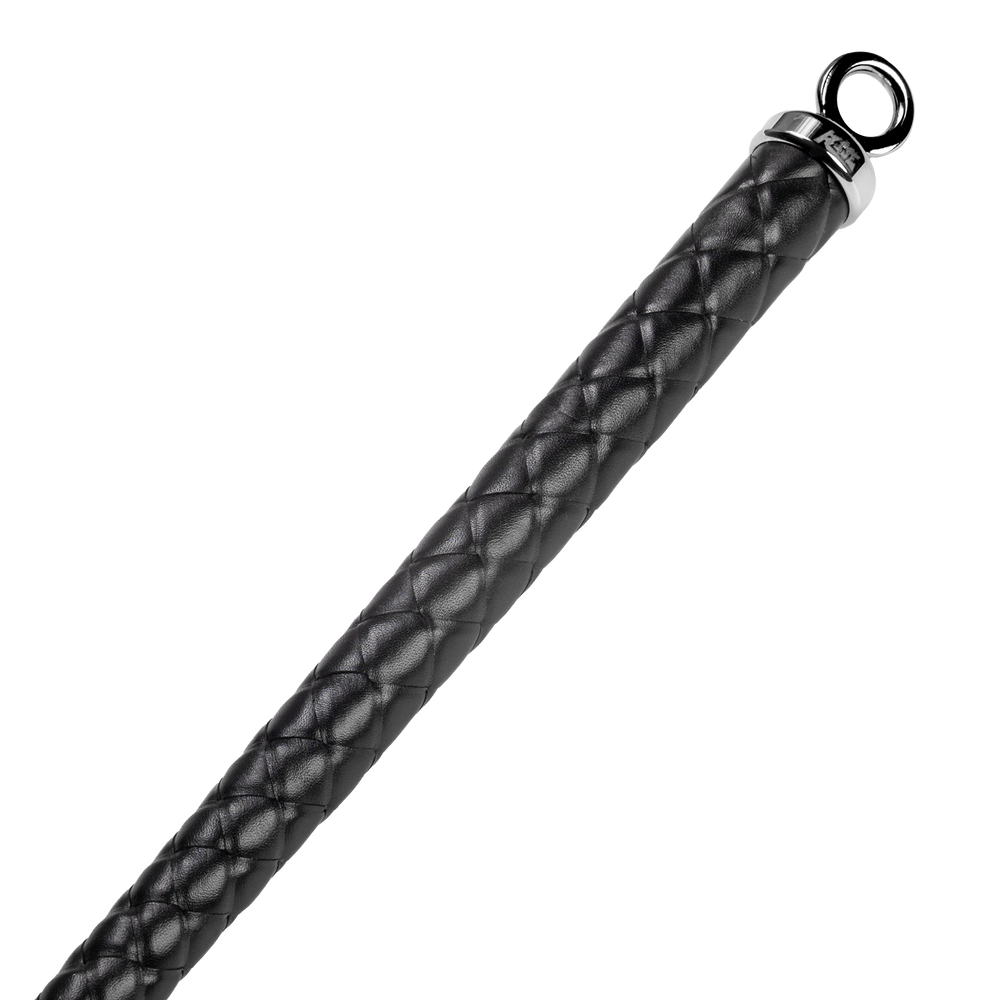 4: RISE – 120 cm Bullenpeitsche – Schwarz