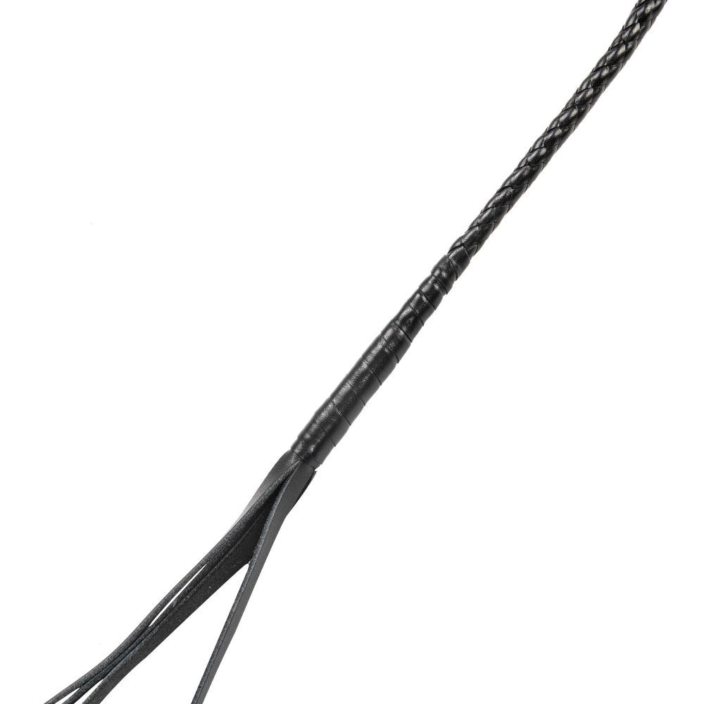 RISE – 120 cm Bullenpeitsche – Schwarz