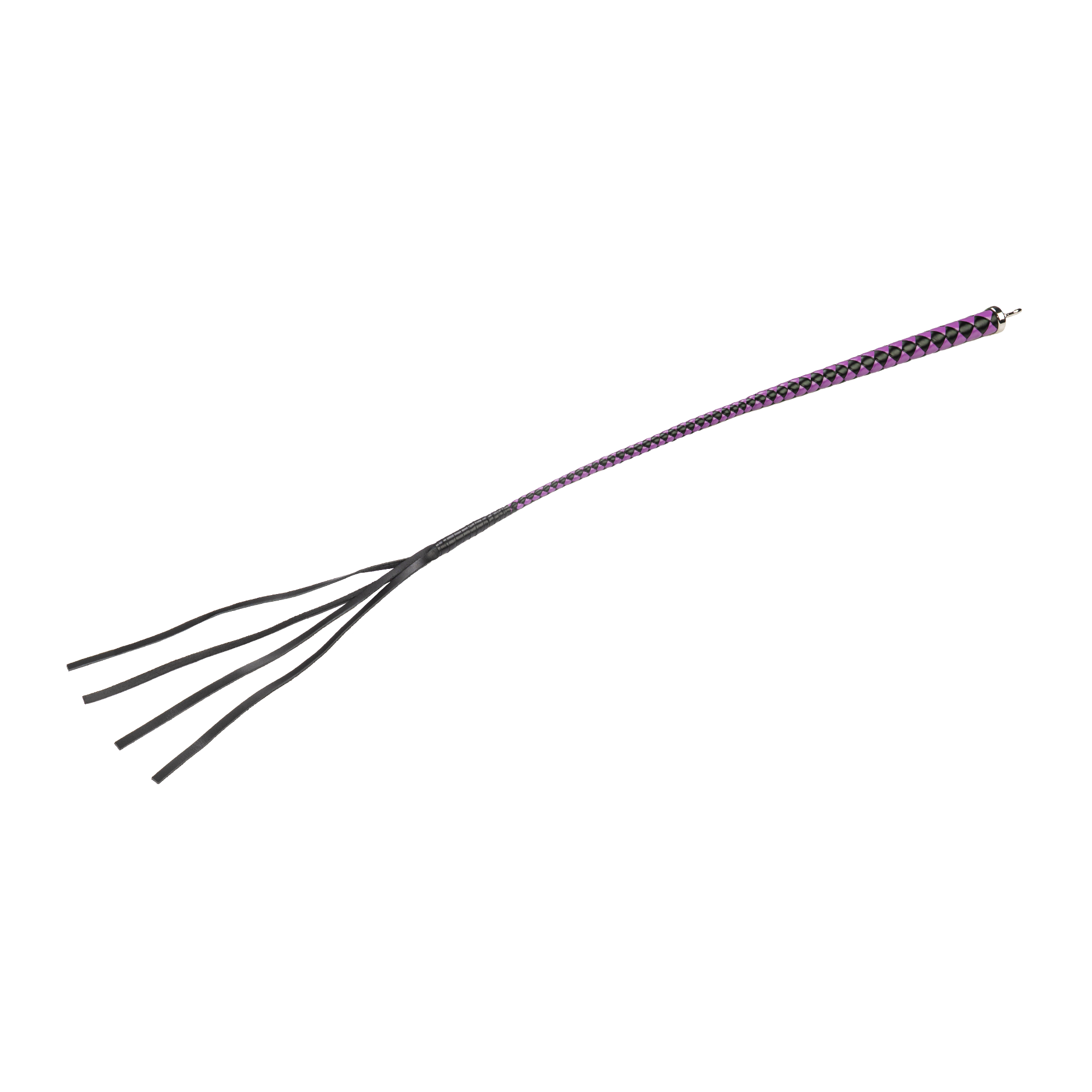 2: RISE – 90 cm Bullenpeitsche – Schwarz/Lila