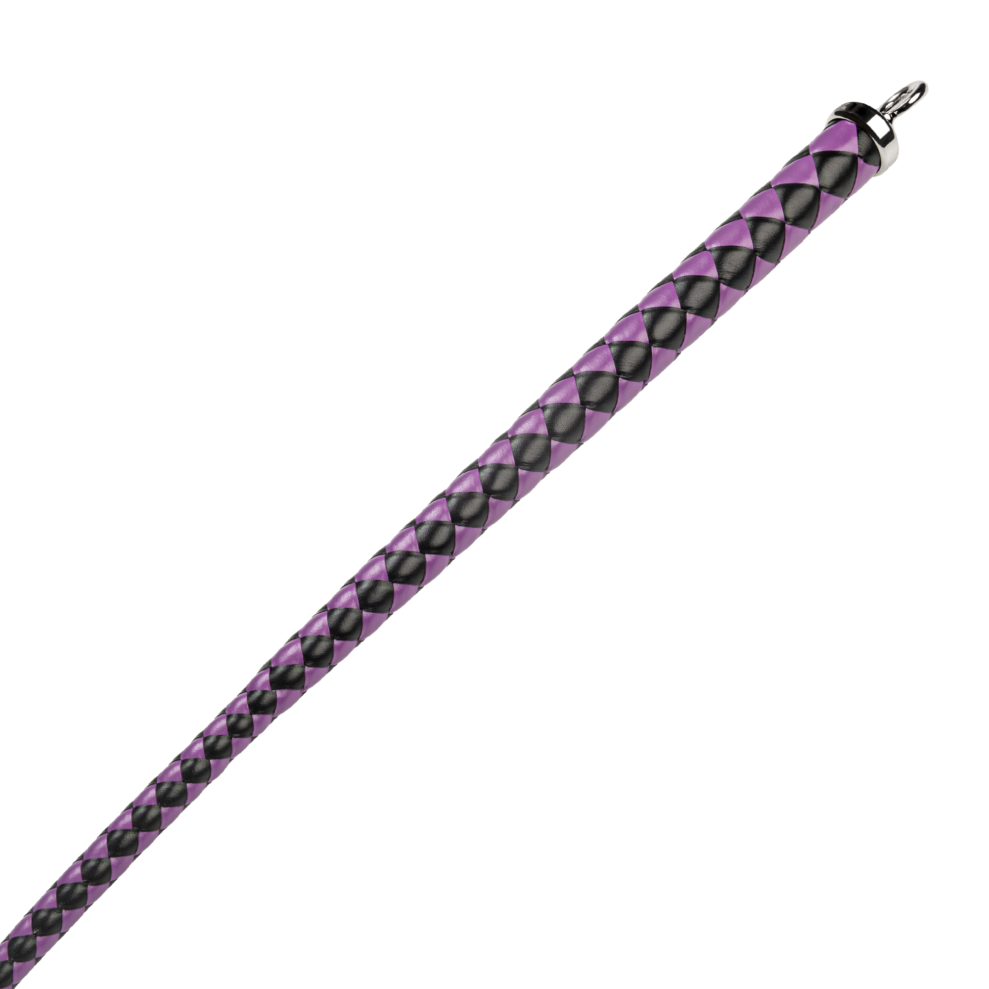 3: RISE – 90 cm Bullenpeitsche – Schwarz/Lila