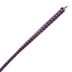 3: RISE – 90 cm Bullenpeitsche – Schwarz/Lila