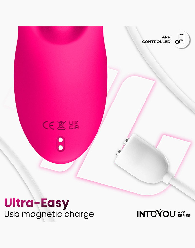 5: IY - Derek - Vibe mit Fingerbewegung, 3 Motoren, App-gesteuert- Pink