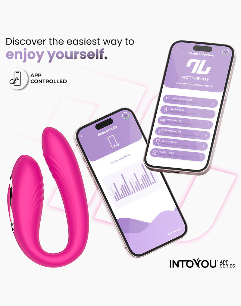 7: IY - Couty - Pärchenspielzeug 360° Oszillation, App-gesteuert - Pink