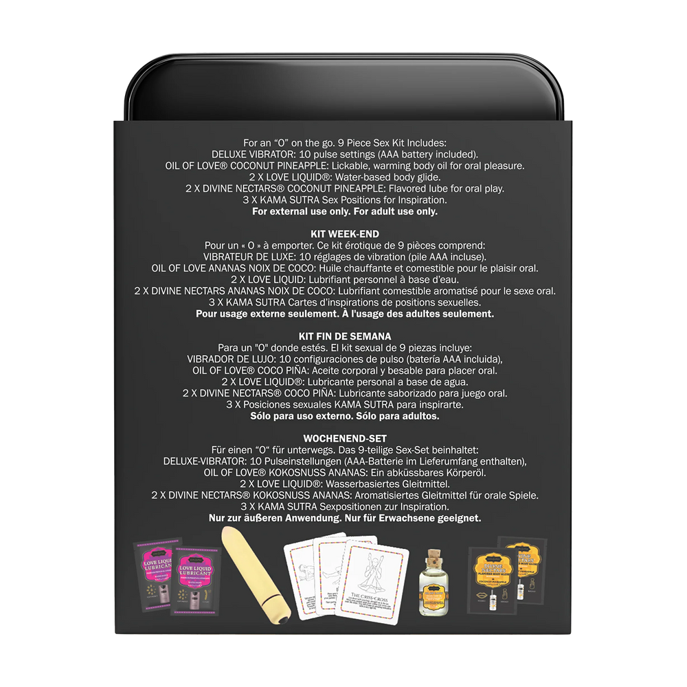9: Kama Sutra - Weekender Kit - Kokosnuss-Ananas - Geschenkset