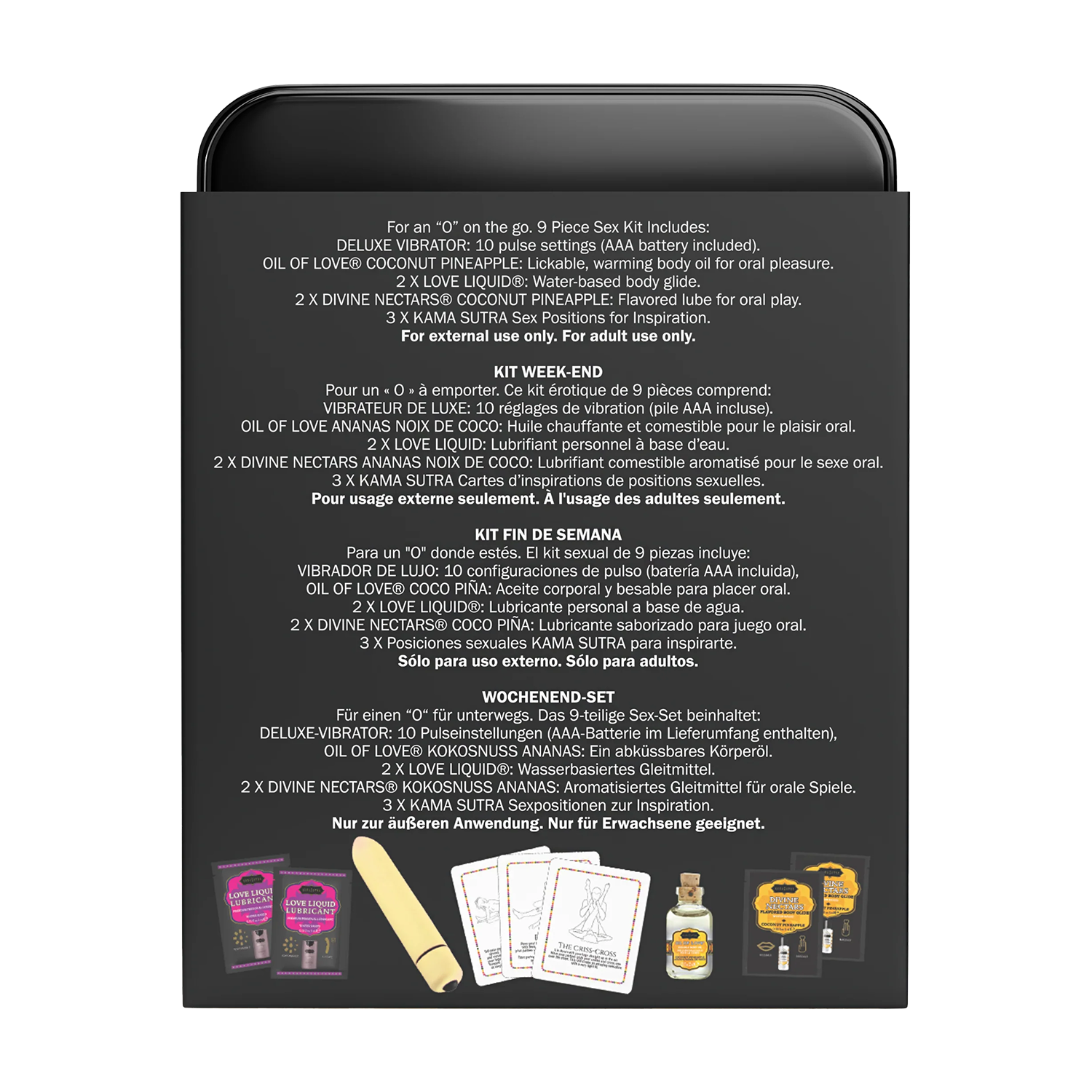 Kama Sutra - Weekender Kit - Kokosnuss-Ananas - Geschenkset