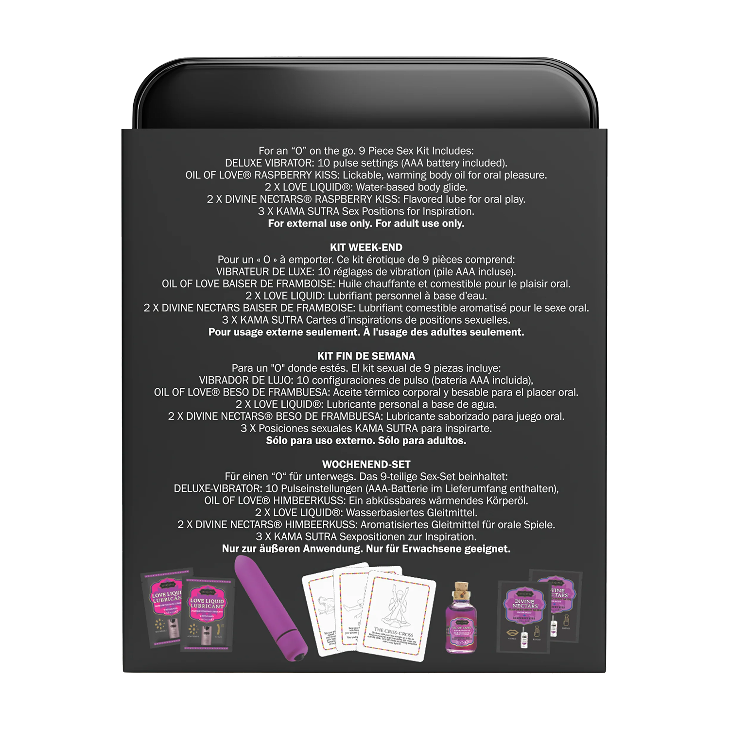 8: Kama Sutra - Weekender Kit – Himbeerkuss – Geschenkset