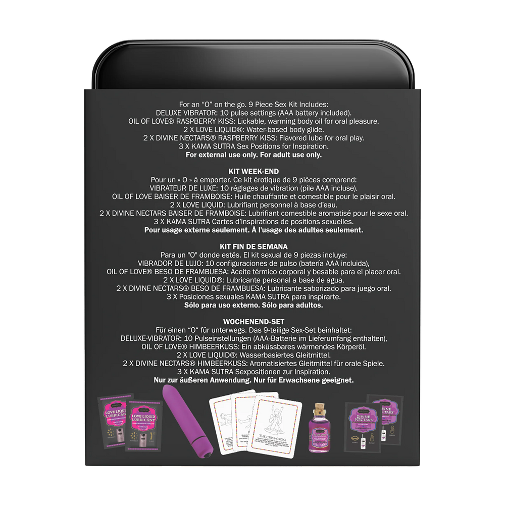 Kama Sutra - Weekender Kit – Himbeerkuss – Geschenkset