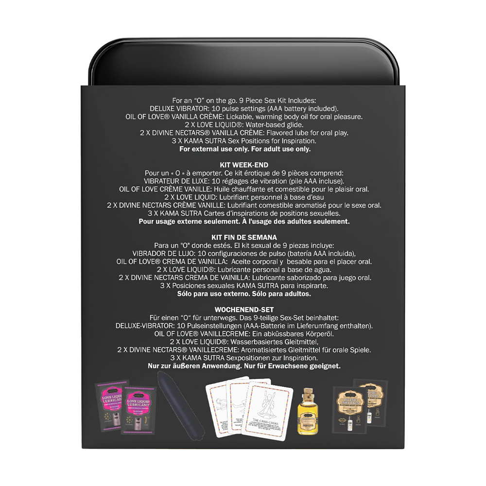 9: Kama Sutra - Weekender Kit - Vanillecreme – Geschenkset