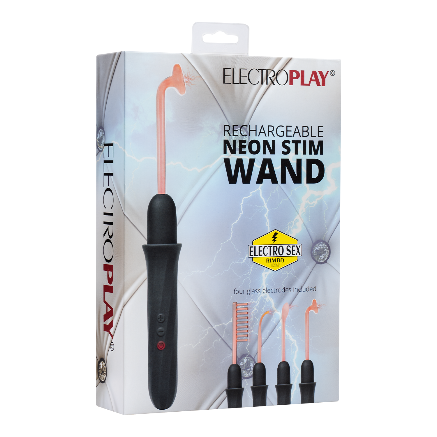 RIMBA Electroplay - Neon Stim Wand Wiederaufladbar