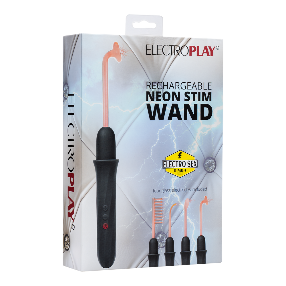 RIMBA Electroplay - Neon Stim Wand Wiederaufladbar