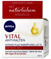 Nivea Vital Antifalten Tagespflege mit Argan Öl LSF15, 50 ml