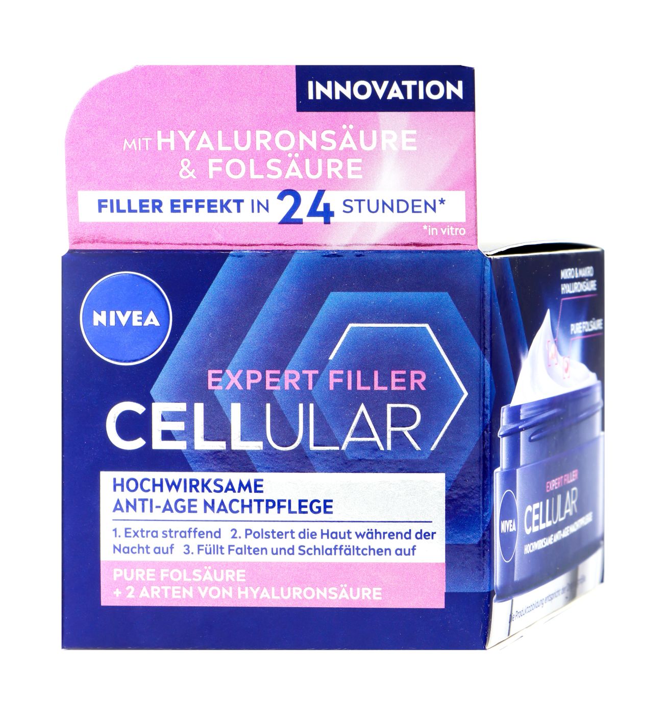 Nivea Visage Cellular Expert Filler Anti-Age Nachtcreme, 50 ml