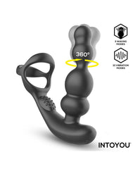 IY Klark - Waving & Vibrating Anal Plug mit Fernbedienung - Schwarz