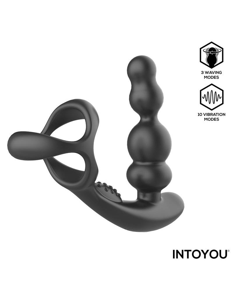 5: IY Klark - Waving & Vibrating Anal Plug mit Fernbedienung - Schwarz