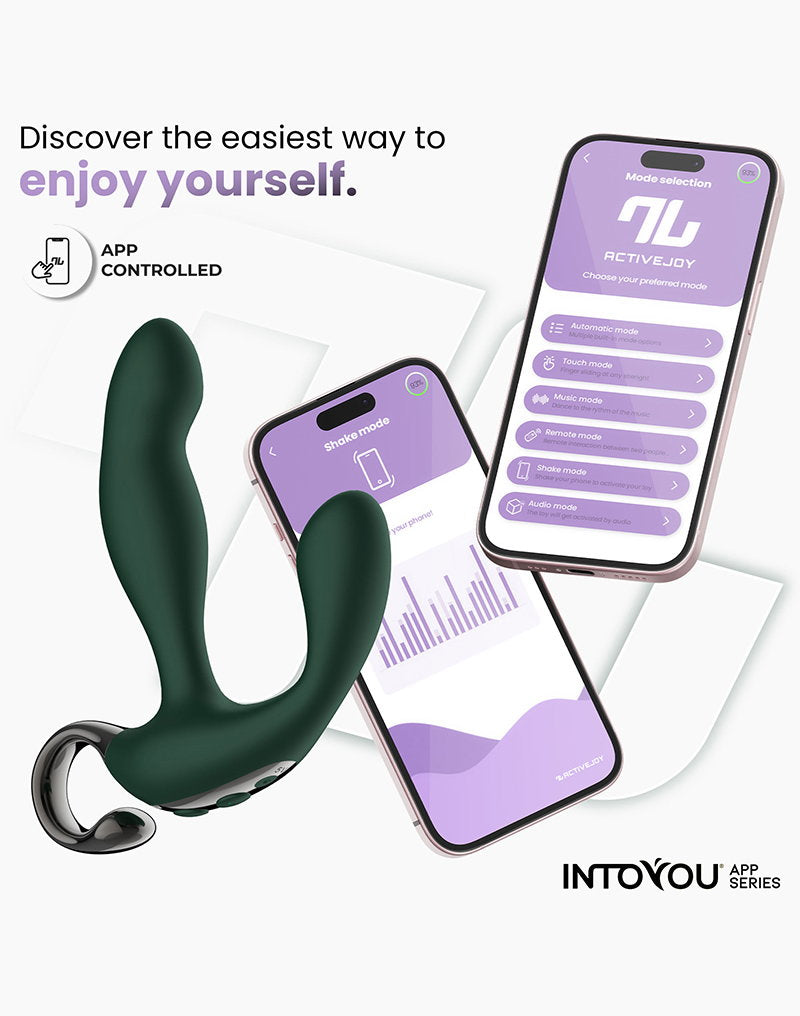 7: IY - Greeny - Prostata-Massagegerät mit Fingerwackeln, App-gesteuert - Grün
